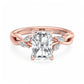 1.5 Carat Radiant Cut Lab Grown Diamond Engagement Ring with Hidden Halo