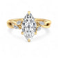Marquise Shape Lab Grown Diamond Engagement Ring, Ethical & Stunning Design