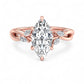 Marquise Shape Lab Grown Diamond Engagement Ring, Ethical & Stunning Design