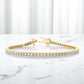 3.00 Ct Lab Grown Diamond Infinity Bracelet, Elegant Stackable Tennis Style Jewelry Gift for Women