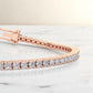 3.00 Ct Lab Grown Diamond Infinity Bracelet, Elegant Stackable Tennis Style Jewelry Gift for Women