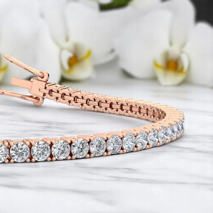 5.00 Ct Lab Grown Diamond Bracelet Stackable Tennis Bracelet, Eco-Friendly Fine Jewelry Gift for Her