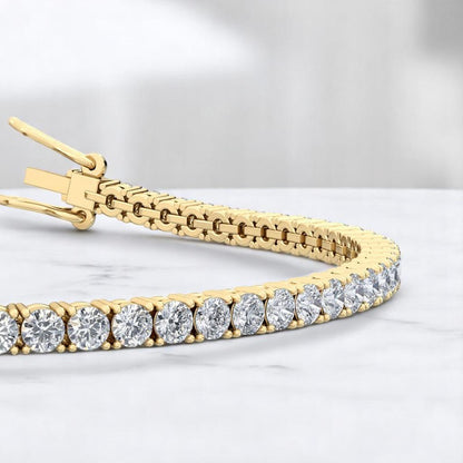 5.00 Ct Lab Grown Diamond Bracelet Stackable Tennis Bracelet, Eco-Friendly Fine Jewelry Gift for Her