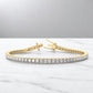 4.00 Ct Lab Grown Diamond Infinity Bracelet, Elegant Stackable Tennis Style Jewelry Gift for Women