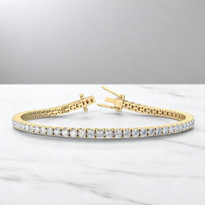 5.00 Ct Lab Grown Diamond Bracelet Stackable Tennis Bracelet, Eco-Friendly Fine Jewelry Gift for Her