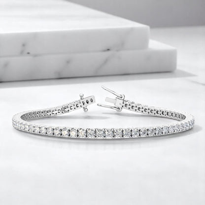 5.00 Ct Lab Grown Diamond Bracelet Stackable Tennis Bracelet, Eco-Friendly Fine Jewelry Gift for Her