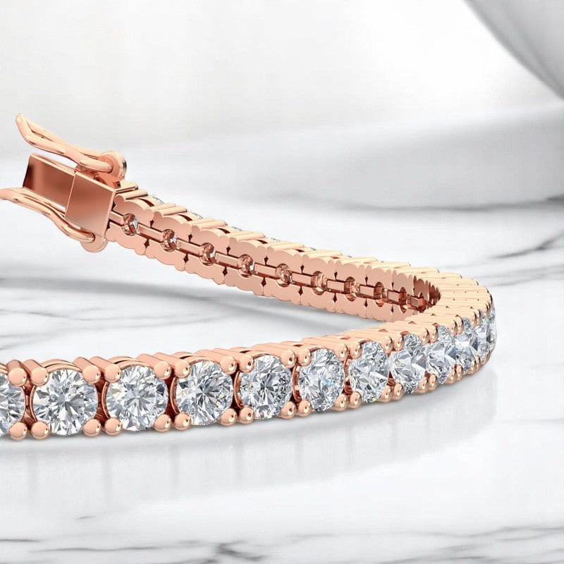 8.00 ct Lab Grown Diamond Tennis Bracelet | Sustainable Luxury Jewelry