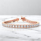 9.00 Ct Elegant Lab Grown Diamond Tennis Bracelet,14K Rose Gold Dainty Sparkling Perfect Gift for Her