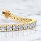 9.00 Ct Elegant Lab Grown Diamond Tennis Bracelet,14K Rose Gold Dainty Sparkling Perfect Gift for Her