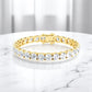 21.00 ct Luxury Lab Grown Diamond Tennis Bracelet 14K Solid Gold, Conflict-Free, Elegant Jewelry for Her