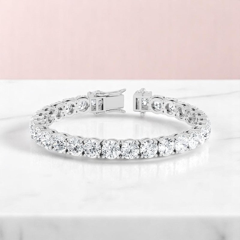 26.00ct Lab Grown Diamond Tennis Bracelet for Women, 14K Gold Ideal Gift for Anniversary or Bridal Wear