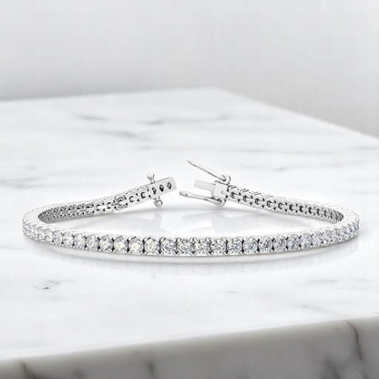 3.00 ct Lab Grown Diamond Tennis Bracelet for Women,14K Solid Gold, Fine Jewelry Gift