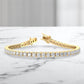 5.00 ct Classic Tennis Style Lab Grown Diamond Bracelet for Women, 14K Gold