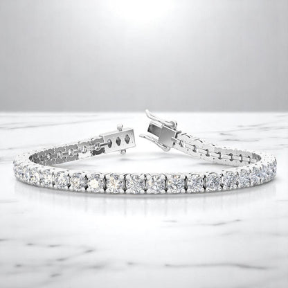 9.0 Ct Lab Grown Diamond Tennis Bracelet for Women,14K Gold, Conflict-Free Gift Idea