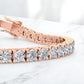 10.00ct Round Cut Lab Grown Diamond Bracelet, 14K Gold, Luxury Jewelry for Gifting