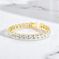 21.00ct Round Cut Elegance Lab Grown Diamond Bracelet, 14K Gold Gift Ready