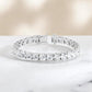 21.00ct Round Cut Elegance Lab Grown Diamond Bracelet, 14K Gold Gift Ready