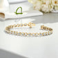 9.00ct Mixed Shape Lab Grown Diamond Bracelet for Women,14K Gold