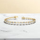 4.00ct Mixed Shape Lab Grown Diamonds Prong Set Tennis Bracelet