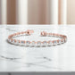 4.00ct Mixed Shape Lab Grown Diamonds Prong Set Tennis Bracelet