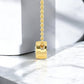 3/4ct Round Cut Classic Solitaire Lab Grown Diamond Bezel Set Pendant Necklace