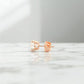 1/2ct Lab Grown Diamond Stud Earrings • 14K Yellow Gold Classic Solitaire Earrings