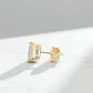 1.00ct Emerald Cut Lab Grown Diamond Stud Earrings