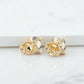 1/2ct Double Scoop Emerald Cut Lab Grown Diamond Stud Earrings