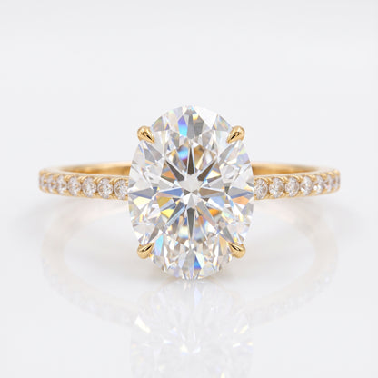 2.68 ct Oval Lab-Grown Diamond Engagement Ring – Ethical Luxury