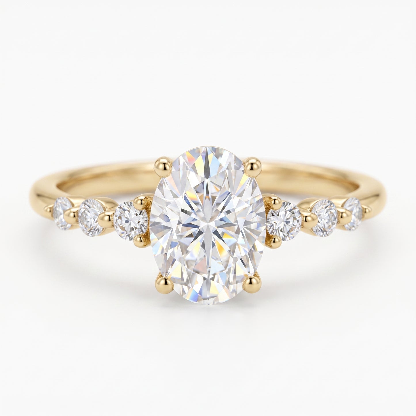 oval diamond engagement ring​

