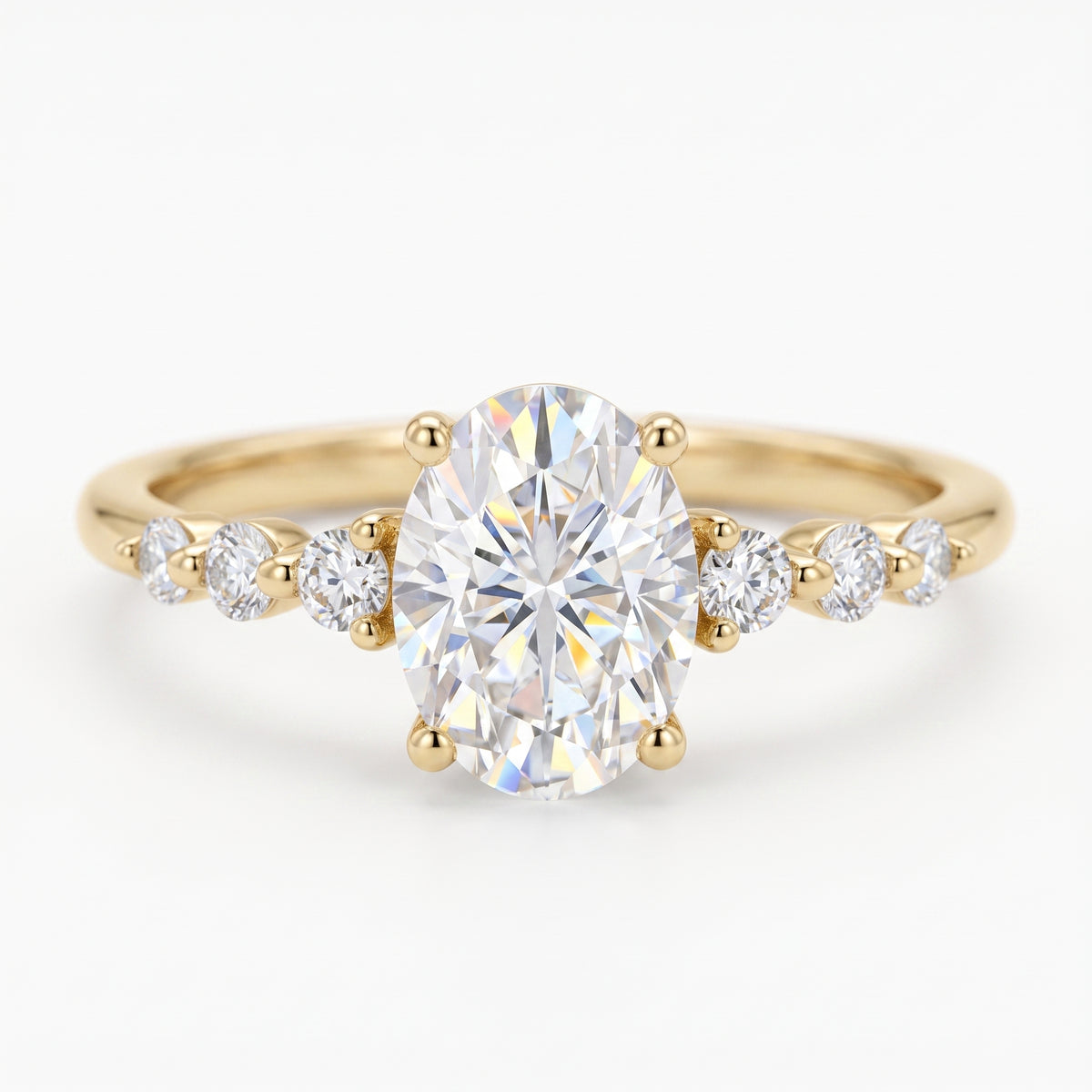 oval diamond engagement ring​

