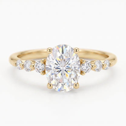 oval diamond engagement ring​

