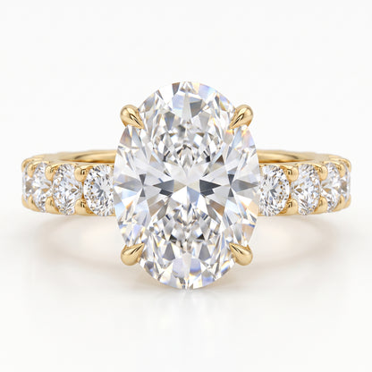 3.120ct Oval Cut 7x9mm Lab-Grown Ring