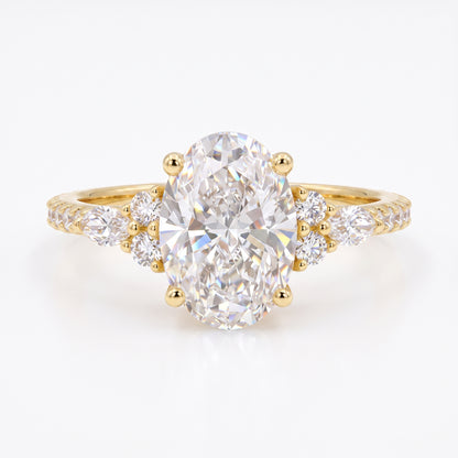 2.00ct Oval Cut 7x9mm Lab-Grown Ring