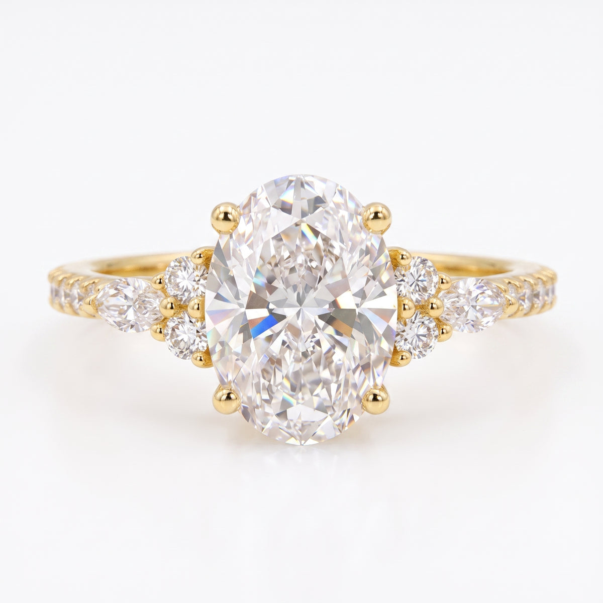 2.00ct Oval Cut 7x9mm Lab-Grown Ring