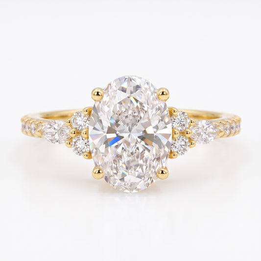 2.00ct Oval Cut 7x9mm Lab-Grown Ring