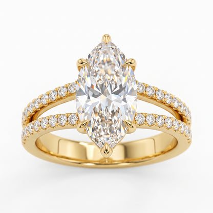 4.00ct Marquise cut Lab-Grown engagement ring