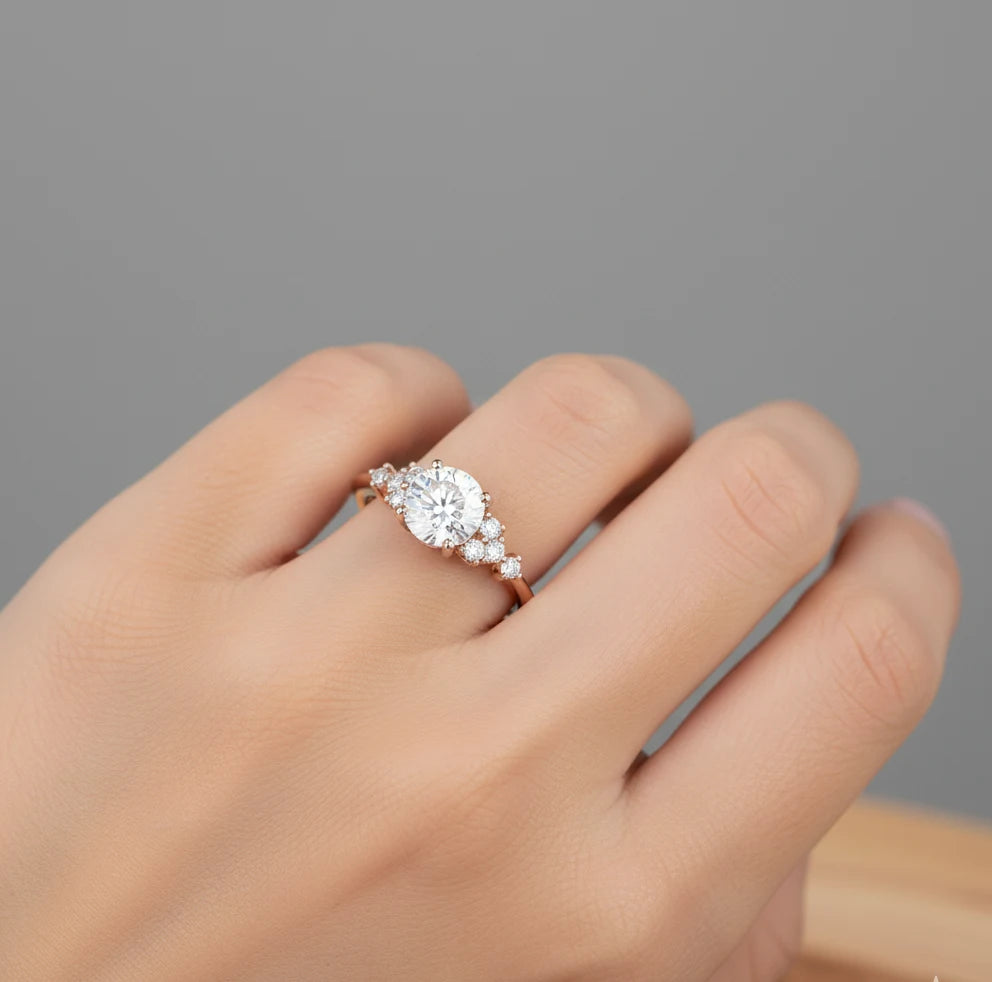 1.18 ct Round Cut Lab Diamond Ring – Ethical Luxury