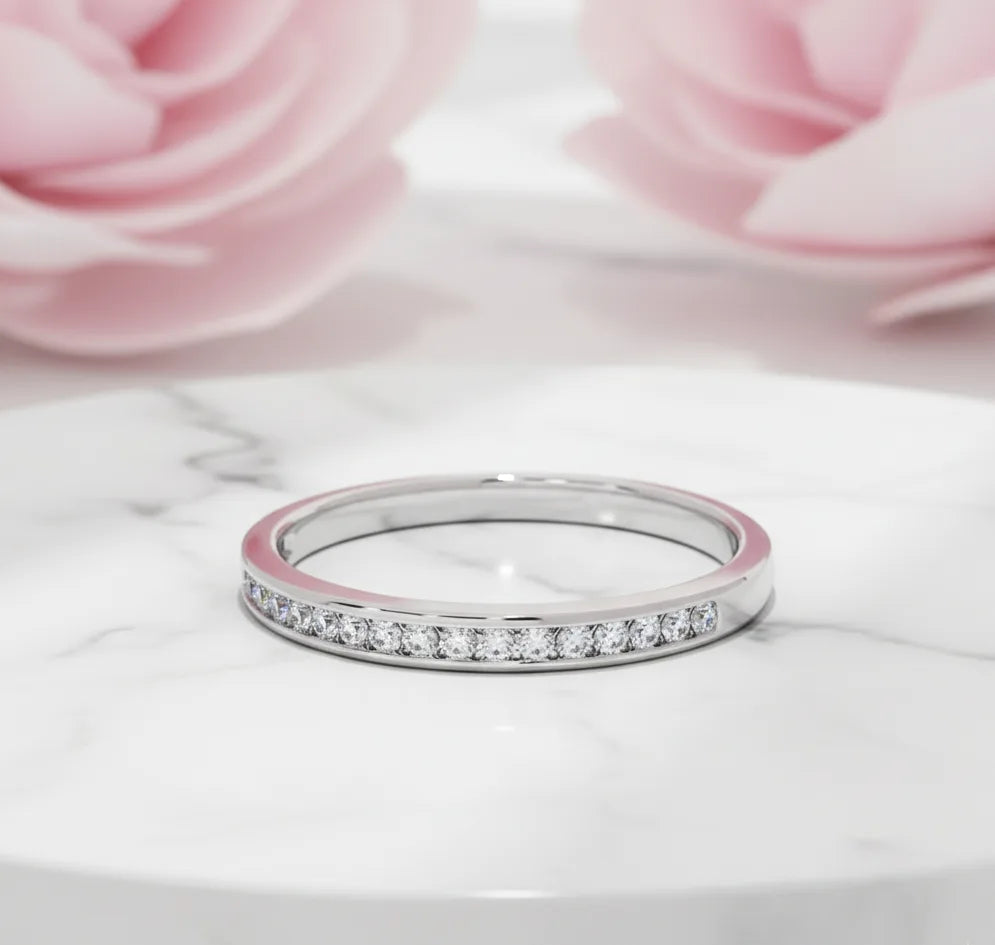  half eternity band