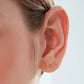 Starfish Diamond Stud Earring for Cartilage & Helix Piercing
