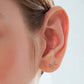 Starfish Stud Earring • Diamond Starfish Labret, Cartilage Helix Earring