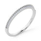 VS/G 0.300Ct Moissanite Eternity Ring Womens Wedding Band 14k White Gold