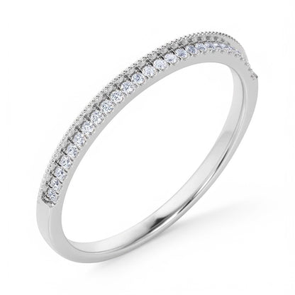 VS/G 0.300Ct Lab-Grown Eternity Ring Womens Wedding Band 14k White Gold