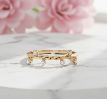 dainty diamond ring
