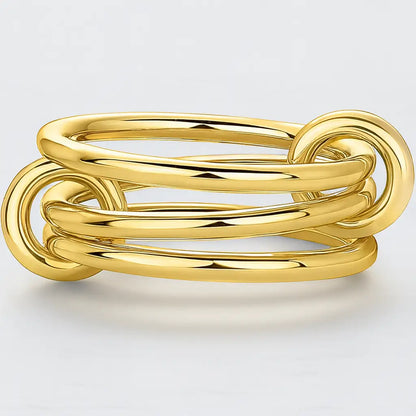 two tone engagement ring

