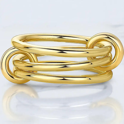 two tone gold wedding band
