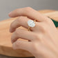 2.590 ct Oval cut Lab Grown Diamond Engagement Ring