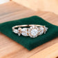 round diamond engagement ring gold
