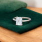 1.75 CT Emerald Cut Lab Grown Diamond Engagement Ring • Ethical Bridal Ring