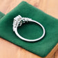 1.25 ct Oval Cut Lab Grown Diamond Engagement Ring • Vintage Inspired Wedding Ring